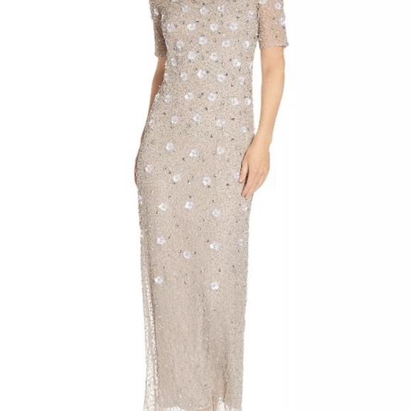 EUC Gorgeous Adrianna Papell Dress Gown - Picture 3 of 7